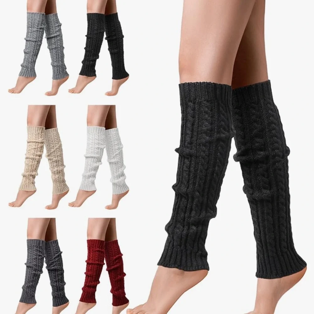 🌟🌟BACK IN STOCK!!🌟🌟20” Cable Knit Tall Leg Warmers
